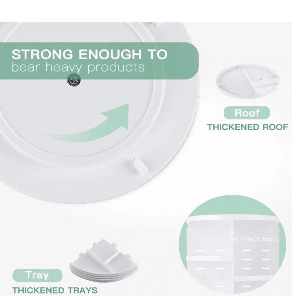 360 Rotating Makeup Organizer